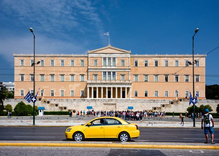 taxi in syntagma