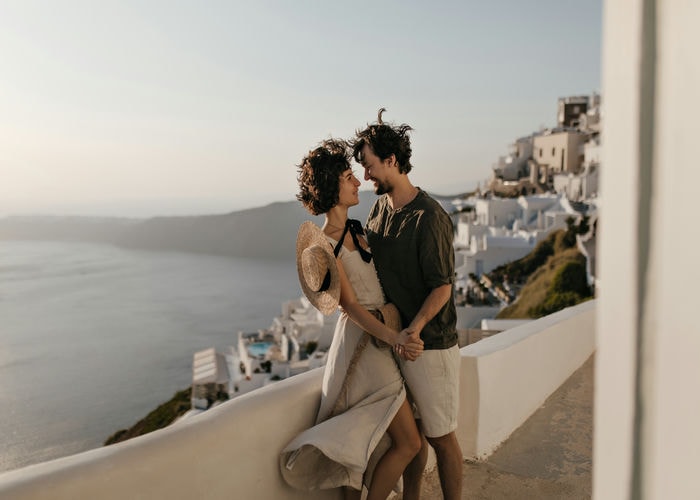 couple in greece