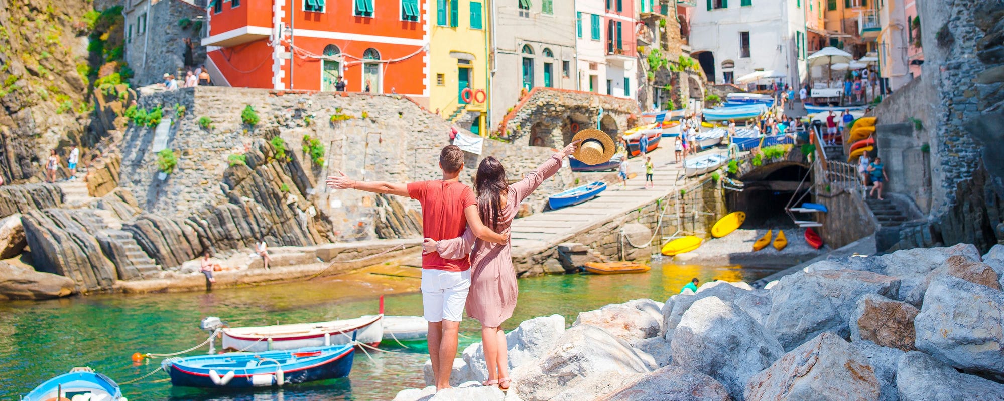 Couple in Cinque Terre, Italy - credits: TravnikovStudio/Shutterstock.com
