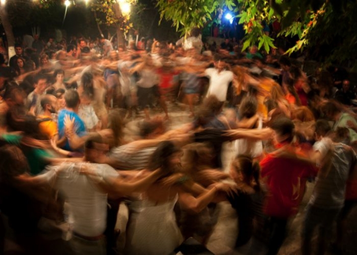 Traditional Greek circular dance in a panigiri - credits: NDT/Shutterstock.com 