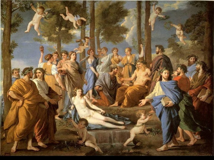 Nicolas Poussin: Apollo and the Muses / Prado National Museum - credits: wikipedia.org