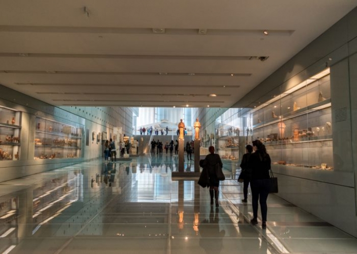 The ground floor of the Acropolis Museum - credits: Paopano/Shutterstock.com